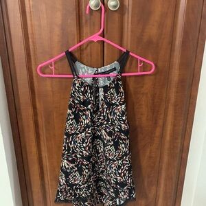 WHITE HOUSE BLACK MARKET MULTI COLORED SLEEVELESS TANK TOP SIZE MEDIUM